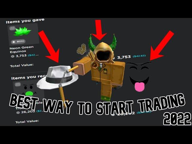 BEST WAY TO START TRADING! || ROBLOX GUIDE