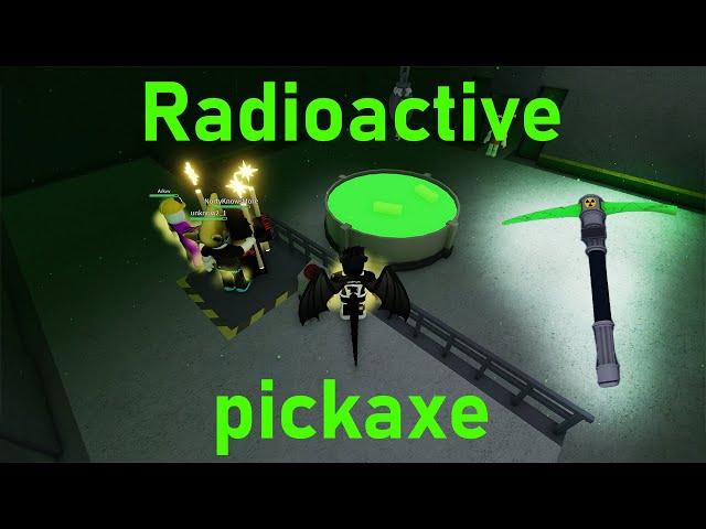 Refinery caves radioactive pickaxe guide