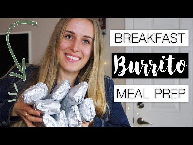 BREAKFAST BURRITO MEAL PREP | Freezer Burritos For The Whole Month! | Jordan Cornwell