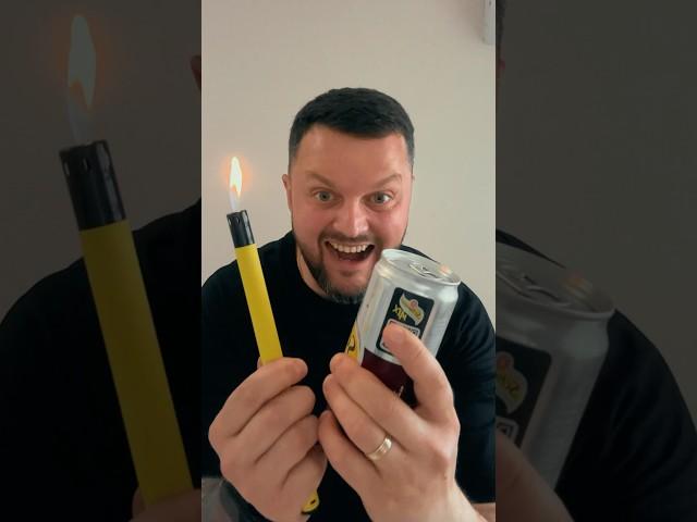 LIGHTER VS SODA CAN?! OPENING A DRINK WITH FIRE! 