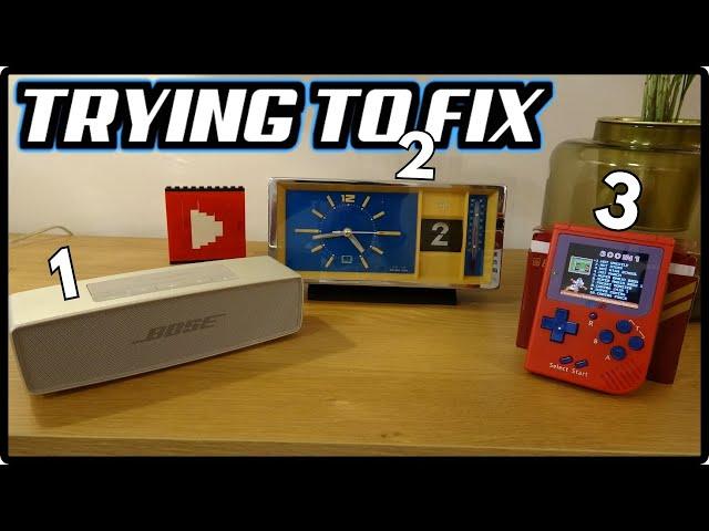 Trying to fix a MIX of Faulty ITEMS