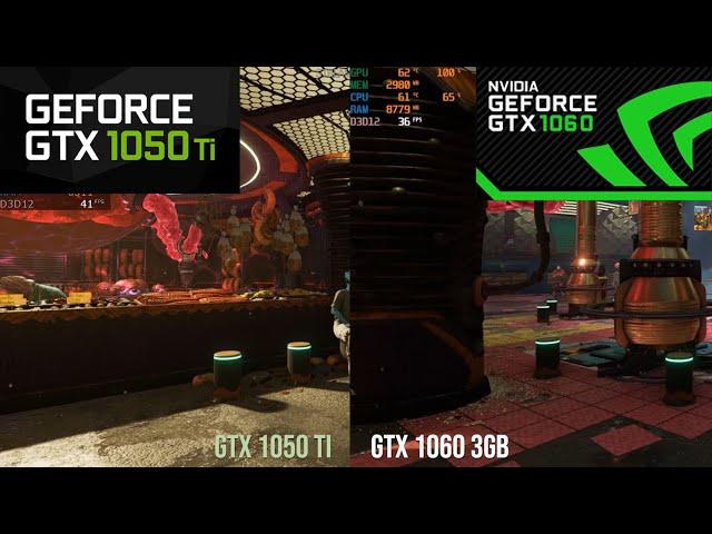 GTX 1050 Ti vs GTX 1060 3GB