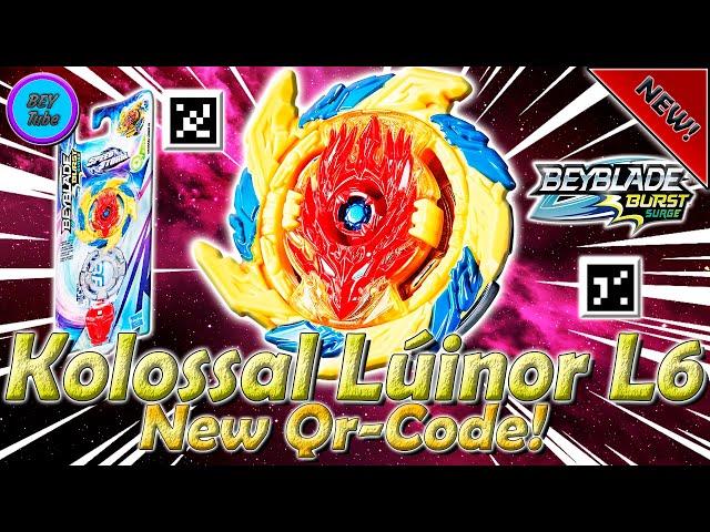 NEW Kolossal LÚINOR L6 QR-Code | Новый Qr-КОД Kolossal LÚINOR L6 - Beyblade Burst Surge
