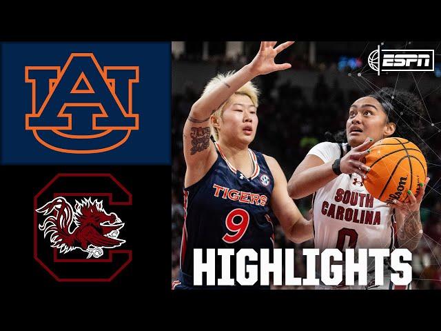 South Carolina Gamecocks vs. Auburn Tigers | Full Game Highlights | ESPN College Basketball