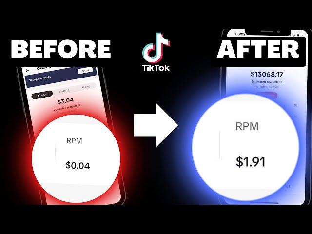 How To INCREASE RPM For TikTok Creativity Program in 2024