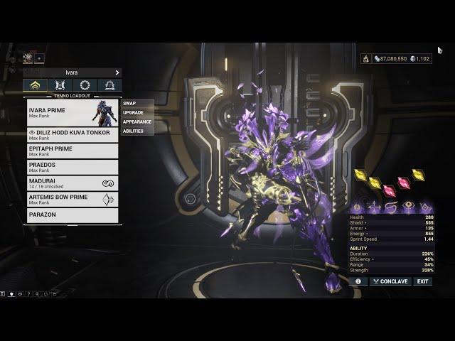 Warframe Maximum Investment - Ivara Prime