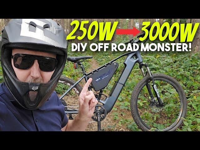 Upgrade your off road ebike into a 3000W monster in 30 minutes!!!