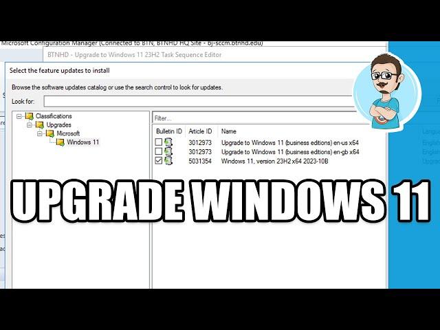 Deploy Windows 11 23H2 with SCCM Upgrade Task Sequence!