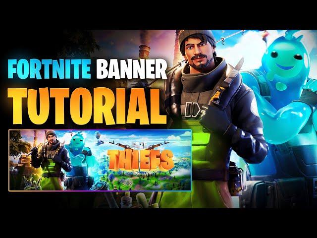 Fortnite Chapter 2 Banner Tutorial (FREE PSD!!) - Tutorial by EdwardDZN