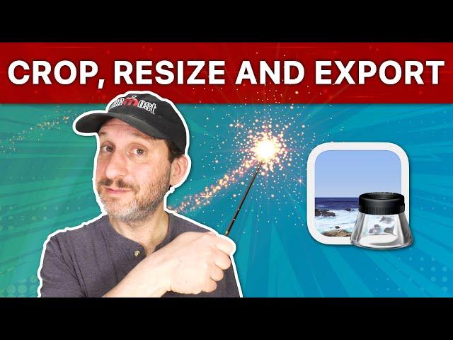 Crop, Resize and Export an Image With Preview