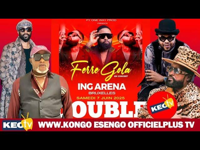 INCROYABLE FERRÉ GOLA 24 MOTS PUBLIC POUR LE CONCERT ING ARENA EN DOUBLE