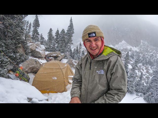 Winter survival camping above 10,000 ft