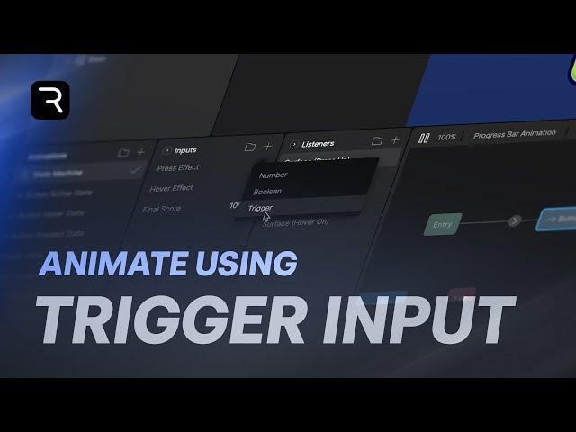 Use Trigger Inputs to Start Animations - Rive Tutorial [Part 8]