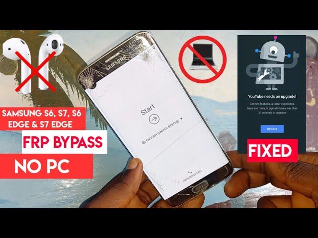 Samsung S6, S7, S6 Edge, S7 Edge Frp/Google Account Lock Bypass 2023 | Android 8 & 9 | Without Pc