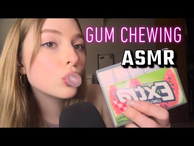 ASMR Gum Chewing & Mouth Sounds  (No Talking)