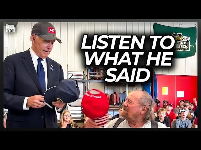 Shocking Full Footage of a Clueless Biden Being Tricked Into Wearing Trump Hat