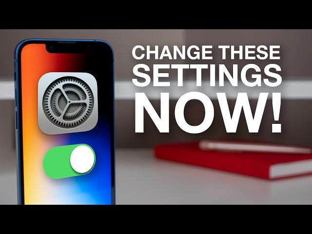 iPhone settings you should change right now!