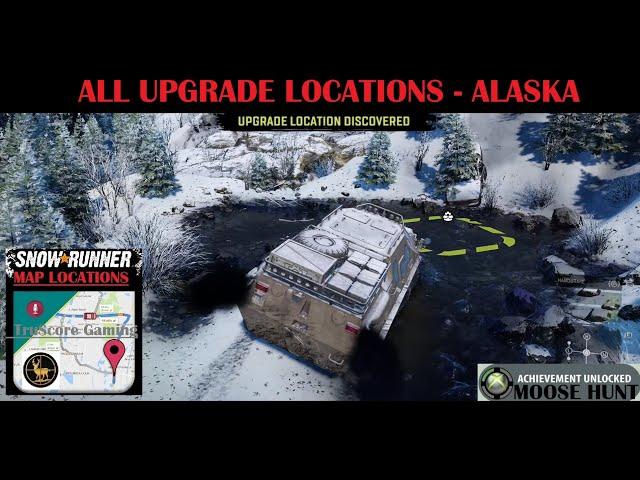 ALL UPGRADES ALASKA SNOWRUNNER Moose Hunt