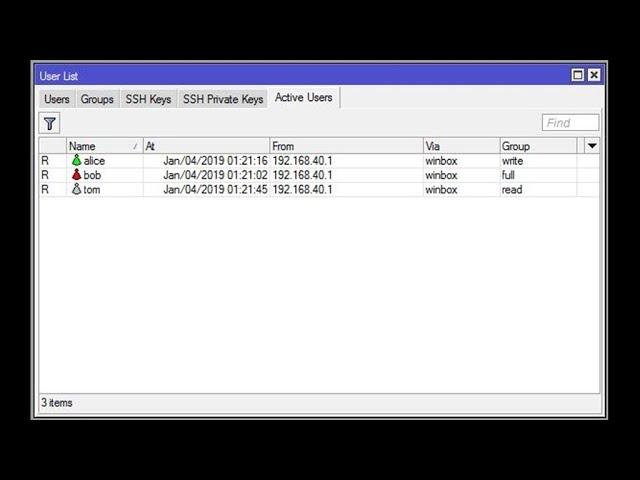 MikroTik with FreeRADIUS: User Group Management with MySQL