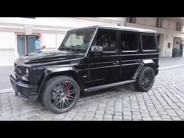 BRABUS G65 AMG WIDESTAR from Russia Revs & Driving! DEVIL SOUND!