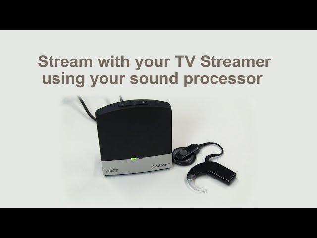 Stream audio from your TV Streamer using your sound processor