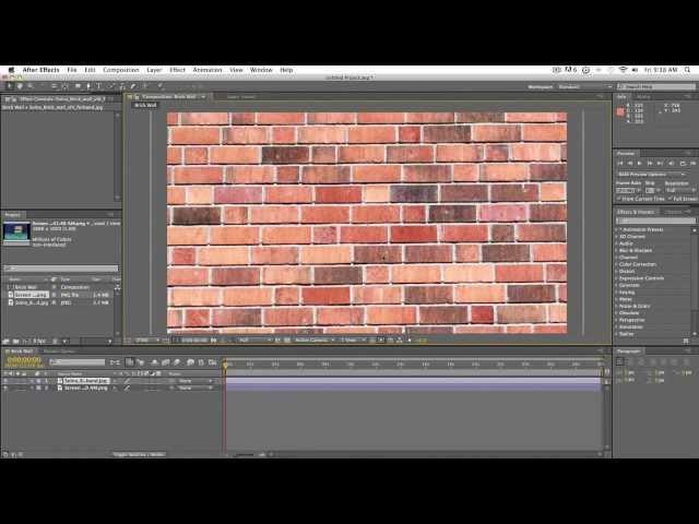 Simple Brick Wall Shatter Effect - After Effects Tutorial