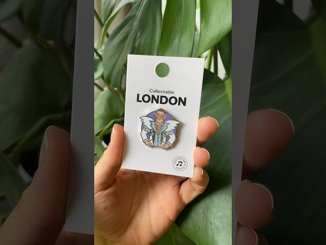 Making Elton John enamel pin . Now available on our shop #design #eltonjonh
