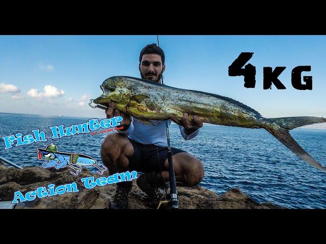 Fish Hunter Spinning Team Dorado - Mahi Mahi On Top Water Lure !!