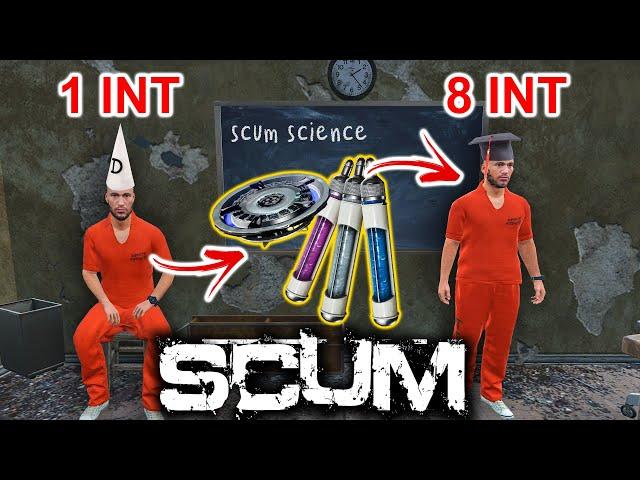 SCUM 0.9 | SCIENCE - How to upgrade your Intelligence and how it affects your skills