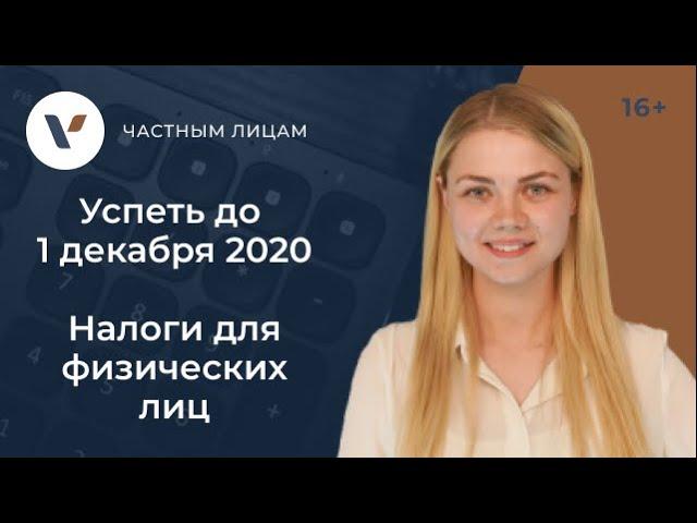 Успеть до 1 декабря 2020 года! Какие налоги должны заплатить физлица