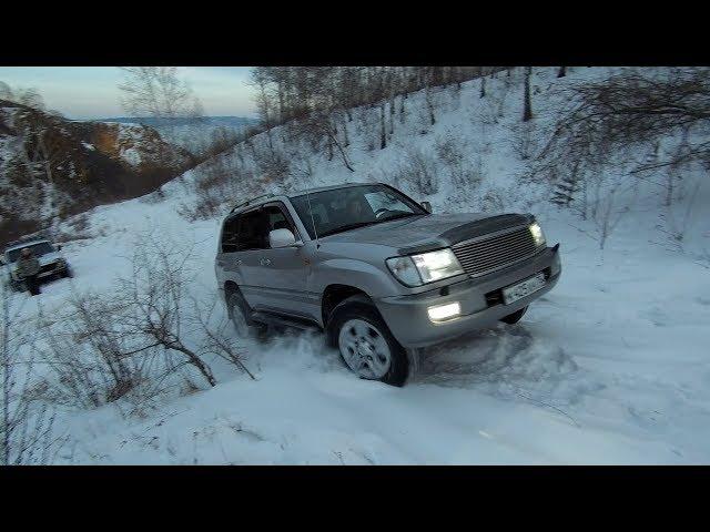 Делика на заварке против стоковых авто (Lexus LX 470, Land Cruiser 100, Lada 4x4, Delica)