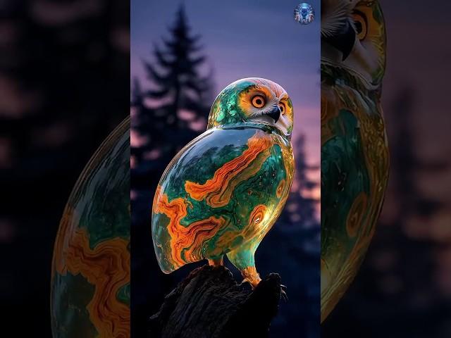 Birds + Gemstones Part 4(Flamingo, Penguin, Peafowl, Owl, Stork, Parrot, Eagle)