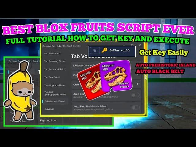 [BEST] Tutorial How To Get Banana Hub Key | Auto Prehistoric Island | Auto Dragon Bones & More