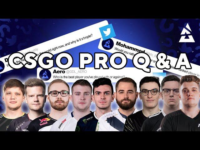 CSGO Pro's answer YOUR twitter questions feat. S1mple, K0nfig, Fallen, Tarik, Dupreeh & more