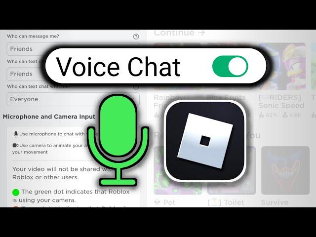 How To Get Voice Chat in Roblox - 2024 Tutorial