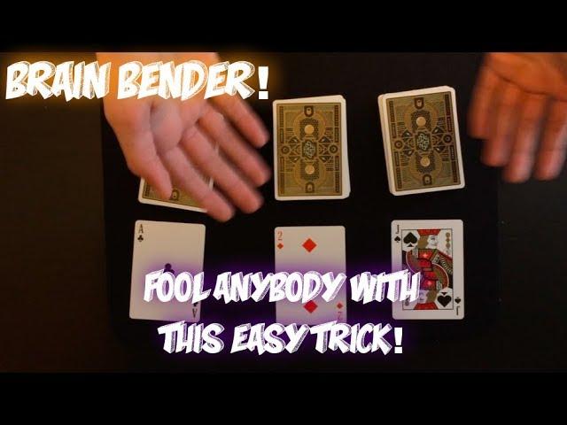 Brain Bender: EASY Impromptu Card Trick Performance And Tutorial!