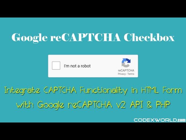 Integrate Google reCAPTCHA Checkbox with PHP