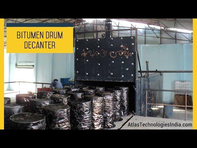 Asphalt melting equipment | Bitumen drum heater