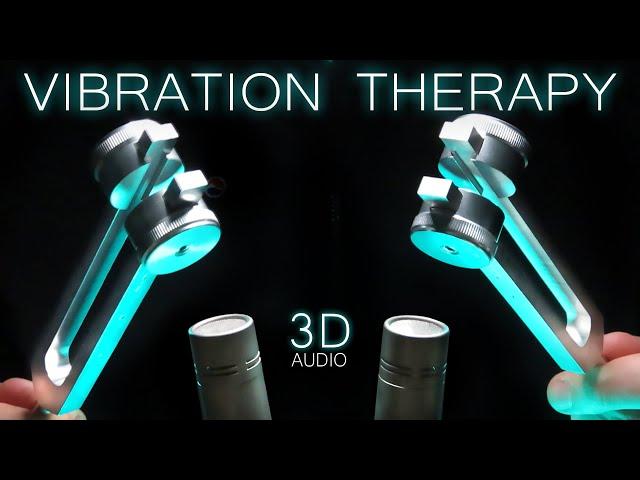 ASMR DREAMY TUNING FORK VIBRATIONS - Low Hums for Sleep & Deep Relaxation - 3D Audio (No Talking)