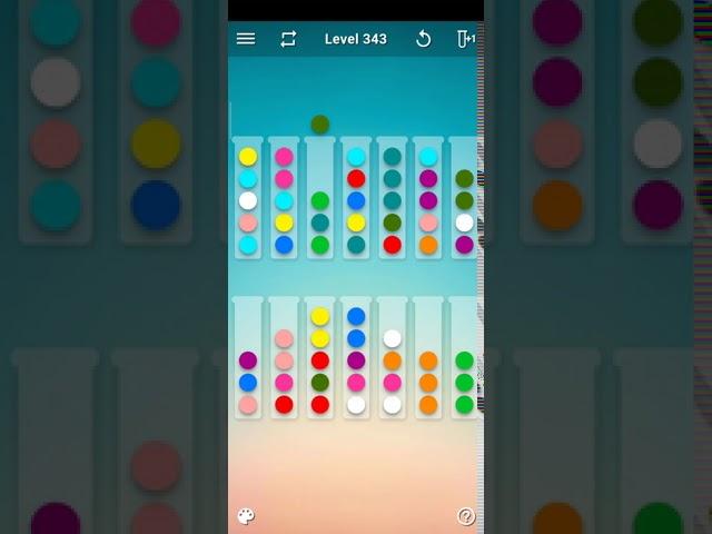 Ball Sort Puzzle Color Sorting Level 343