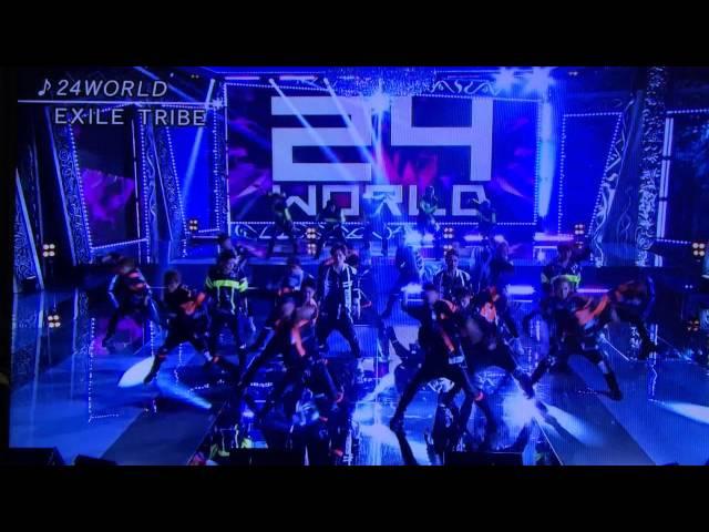 FNS歌謡祭 EXILETRIBE 24world