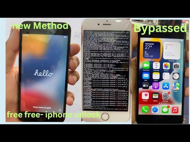 Iphone 6s_6s+ 7_7+ 8_8+ free Bypass️with unlocktool step by step full video serial change