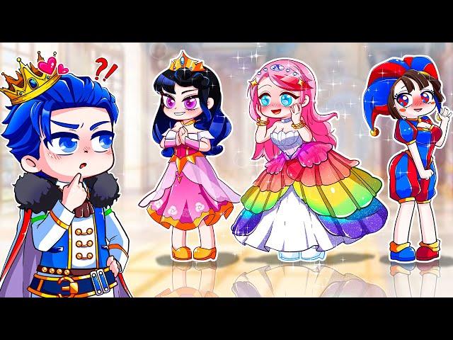 Princess Anna or Pomni & Lisa , Who Does Alex Like? | Gacha Club | Ppg x Rrb Gacha Life