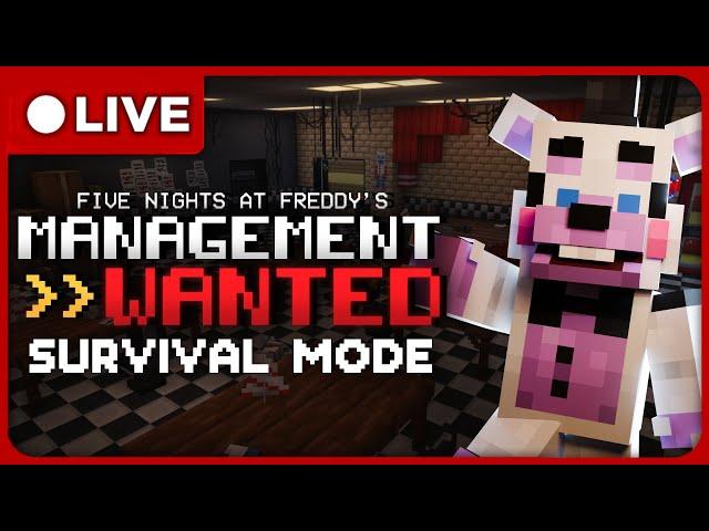 FNAF MW Survival Mode #1 - LIVE| FNAF: Management Wanted!