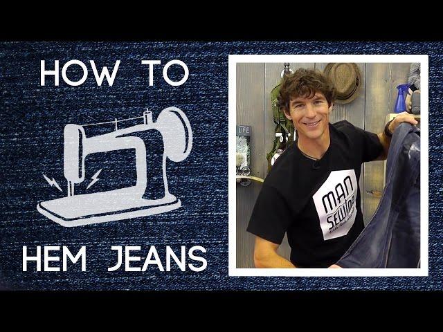 How to Hem Pants: Easy Sewing Tutorial with Rob Appell of Man Sewing