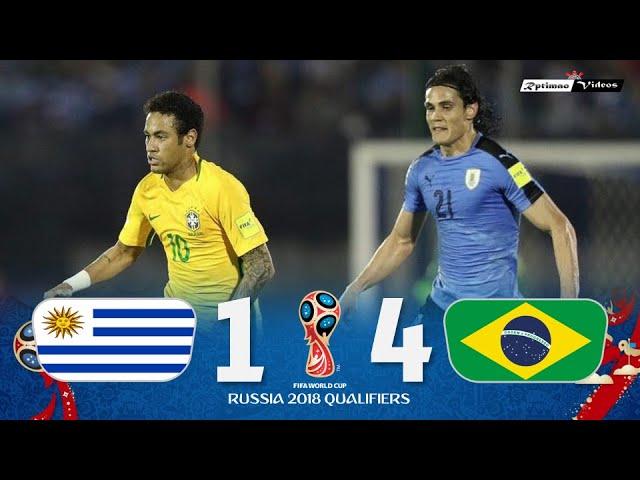 Uruguay 1 x 4 Brasil (Paulinho Hat-Trick) ● 2018 World Cup Qualifiers Extended Goals & Highlights HD