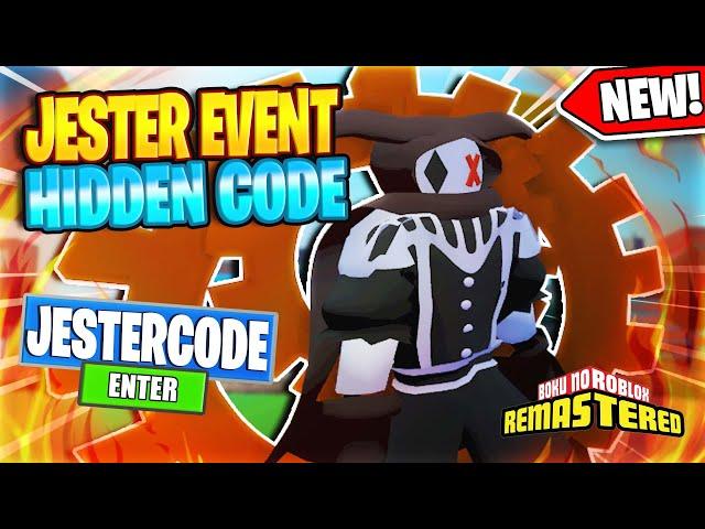 Boku No Roblox Remastered JESTER EVENT Release [Everything You Need to Know]