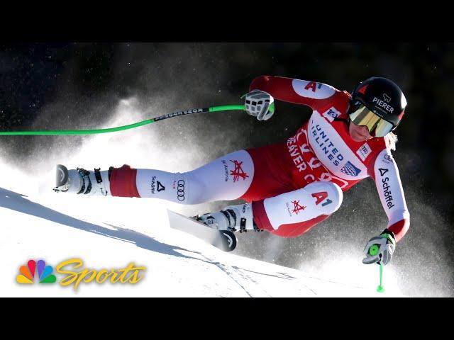 Cornelia Hütter carves her way to Stifel Birds of Prey downhill victory at Beaver Creek | NBC Sports