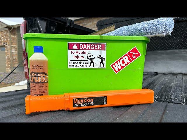 MAYYKER ORANGE KRUSH SOAP AND SQUEEGEE RUBBER!!