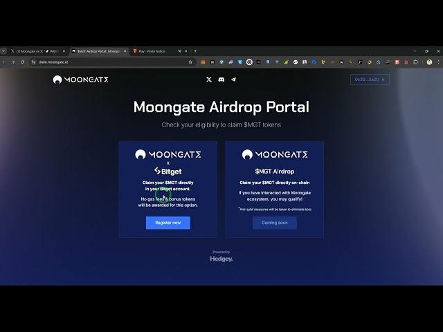 How To Claim Moongate Airdrop Now